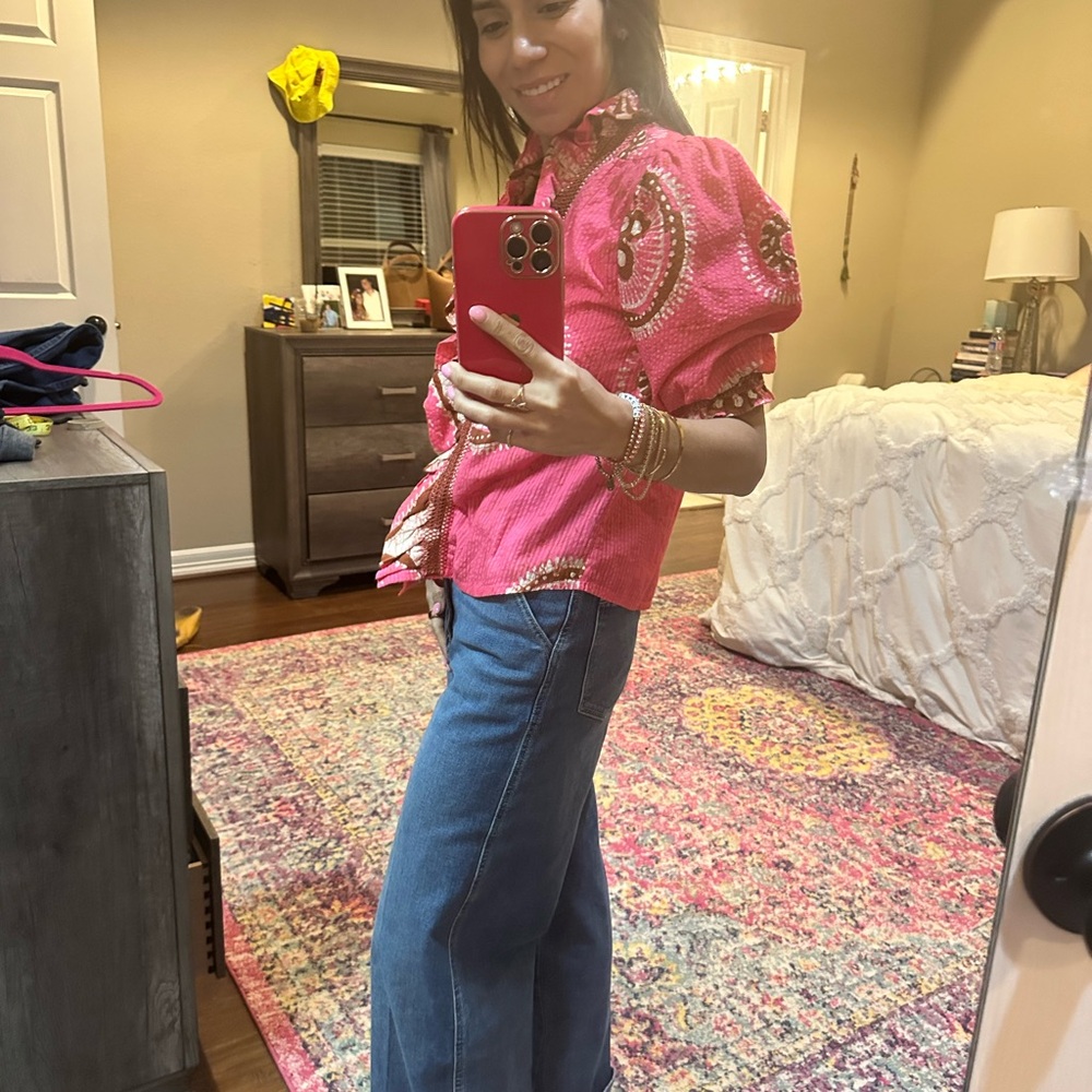 Pink Patterned Jacket - image 2